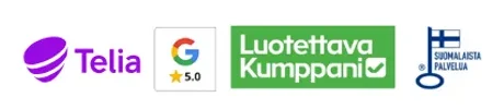 Kevyesti aloittaa yhteistyön Telian kanssa – saat halutessasi liittymät edullisesti asiakkuutesi kautta. Kevyesti aloittaa yhteistyön Telian kanssa – saat halutessasi liittymät edullisesti asiakkuutesi kautta.